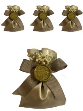 Elyaf & Lavantalı Vizon Kese (20 Adet)