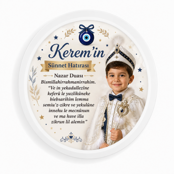 Yuvarlak baskılı mıknatıslı sünnet çerçeve modelleri