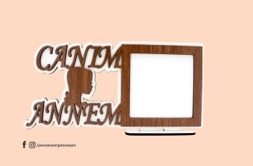 Canım Annem Ahşap Çerçeve