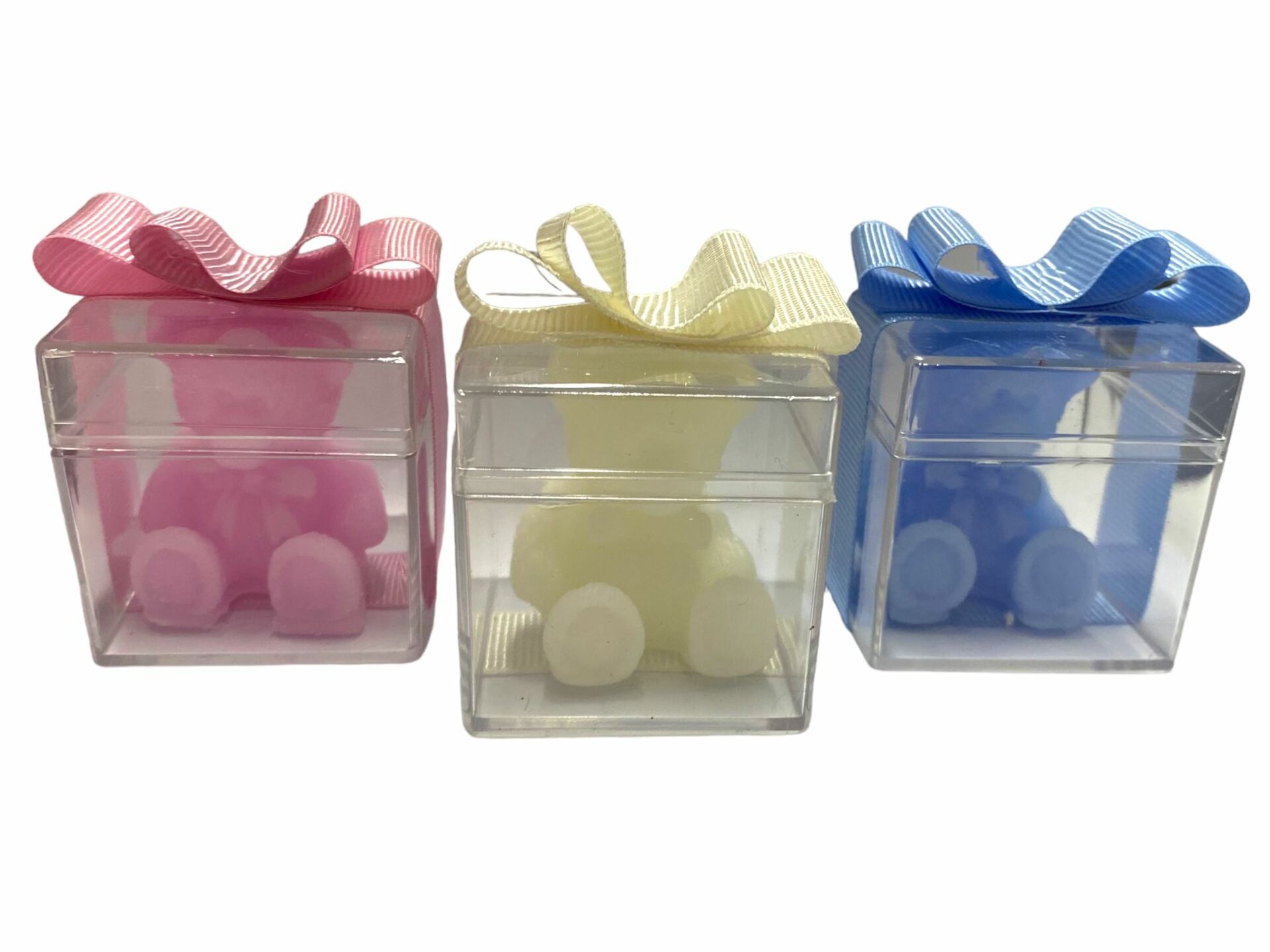 Kutu İçerisinde Ayıcık Mum Hediyelik (20 Adet)