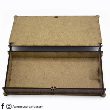 Kişiye Özel Ahşap Hediyelik Kutu (20x10x3)