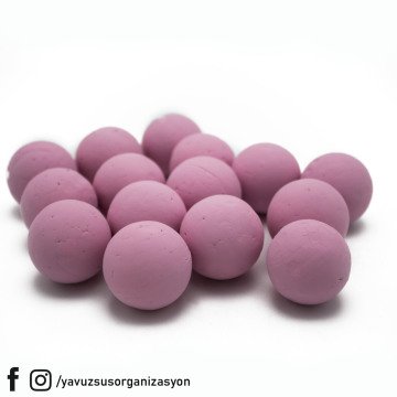 4 cm Renkli Strafor Top (15 adet) PEMBE