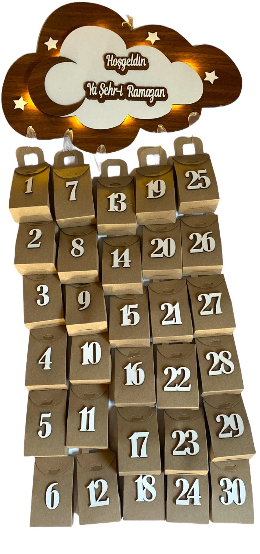 Işıklı 30 Günlük Ramazan Hediye Takvimi