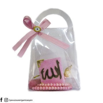 Asetat Çantada Mini Kuranlı Tesbihli Hediyelik20ad