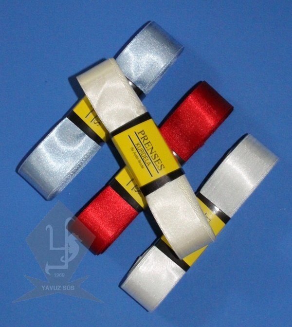 3cm saten kurdele KREM