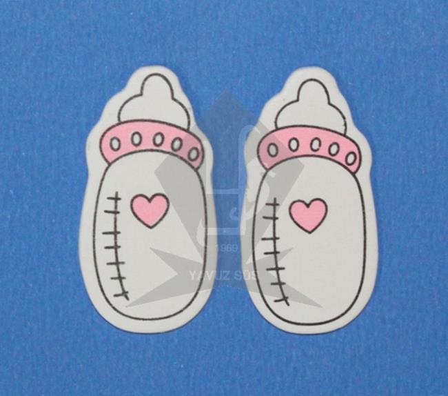 BİBERON TAHTA MOTİF(100LÜ)(KLD) PEMBE