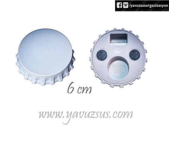 6cm yuvarlak mıknatıslı açacak