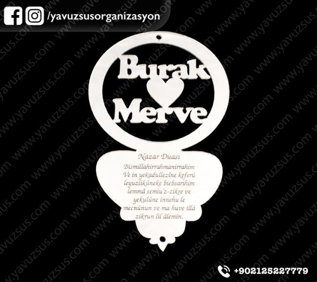 dikiz aynası süsü (13x8) GUMUS