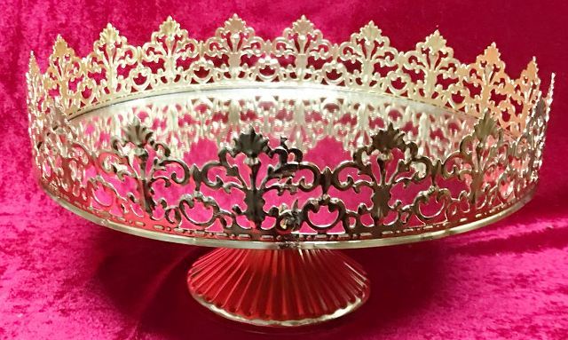 Çukur ayaklı pasta standı (KLD) ALTIN