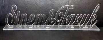 5mm Şeffaf Tabanlık(isimlik)