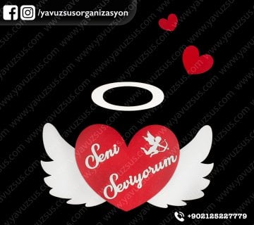 Ahşap kanatlı seni seviyorum