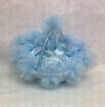 ponponlu sepet(a) PEMBE