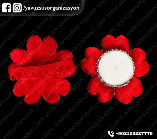 Kına için lastikli mum & el mumu(12 adet)