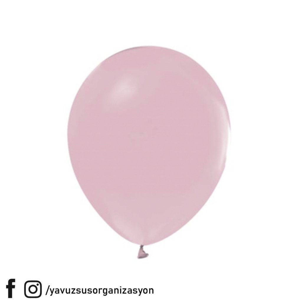 12 inç Makaron Balon Jumbo Balon (100 lü) PEMBE