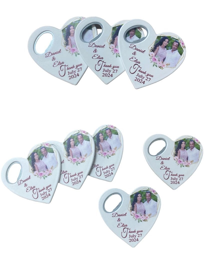 Tam Kalp Şeklinde  Baskılı Mıknatıslı Açacak