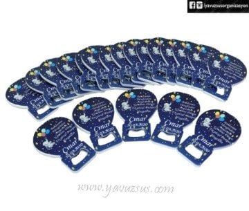 Uv Basklı Mıknatıslı Fil Balon Açacak(11.5*7.5cm)