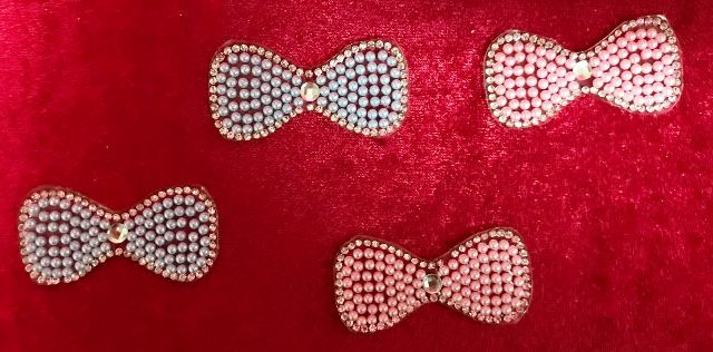 Taşlı kurdele(4 adet)(5.5cm*2.5cm)