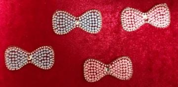 Taşlı kurdele(4 adet)(5.5cm*2.5cm)