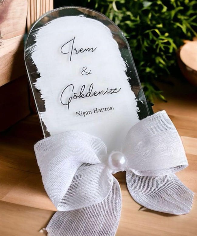 Pleksi Üstü Uv Baskılı  Süslü Hediyelik-20 Ad7*4,5