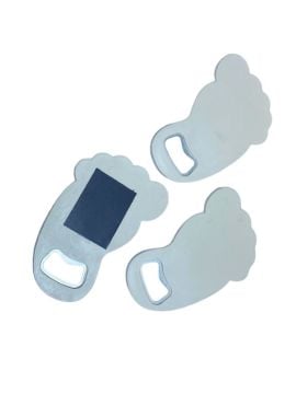 Ayak şeklinde mıknatıslı açacak(9.5*6cm)