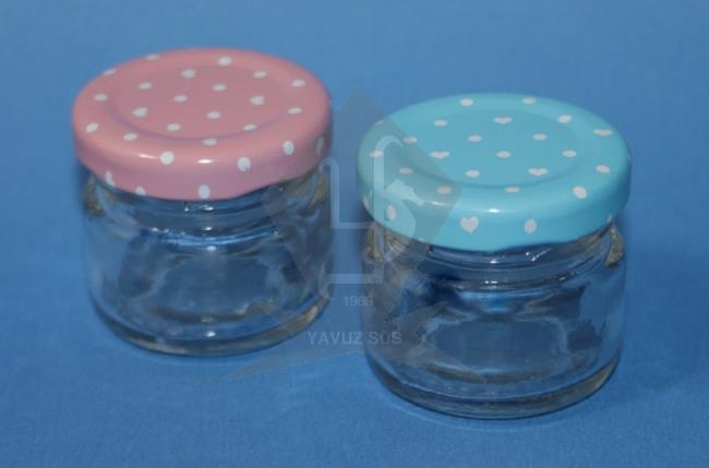 30cc Cam Kavanoz(Kapaklı) GUMUS