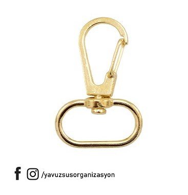Kancalı Anahtarlık Ucu(10 adet) ALTIN