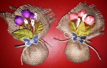 Lavantalı çuval kese  6x15