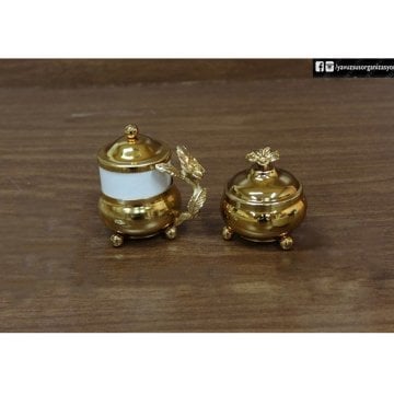 Lüks Bardak &  Fincan Lokumluk Takımı