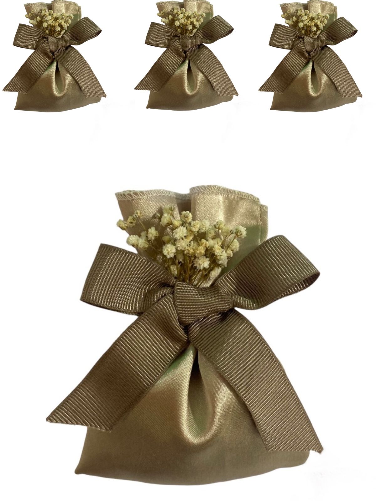 Elyaf & Lavantalı Vizon Kese (20 Adet) CICEKLI