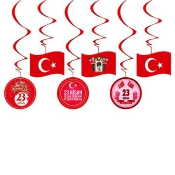 23 Nisan 6 lı Tavan Süsü