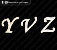 4cm ahşap harf 1ad Z