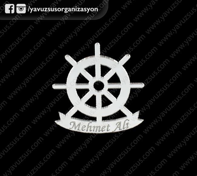 Pleksi flamalı dümen (3,5x3,5) ALTIN