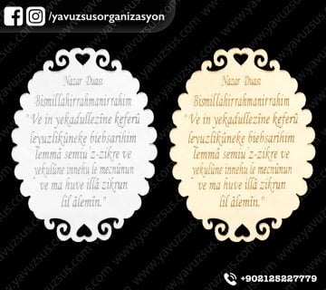 Dualı tırtıklı  oval pleksi (8*6.5cm)