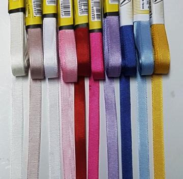 1cm grogren kurdele 10m BEYAZ