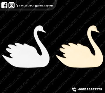 Kuğu  pleksi (5*5,5cm)