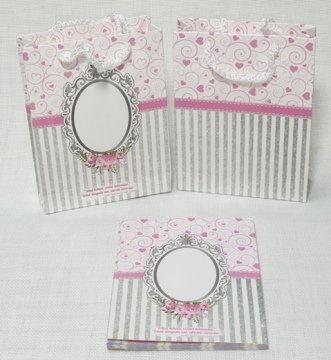 Kalpli Yasin Çantası (25adet)(12,5x17cm) PEMBE