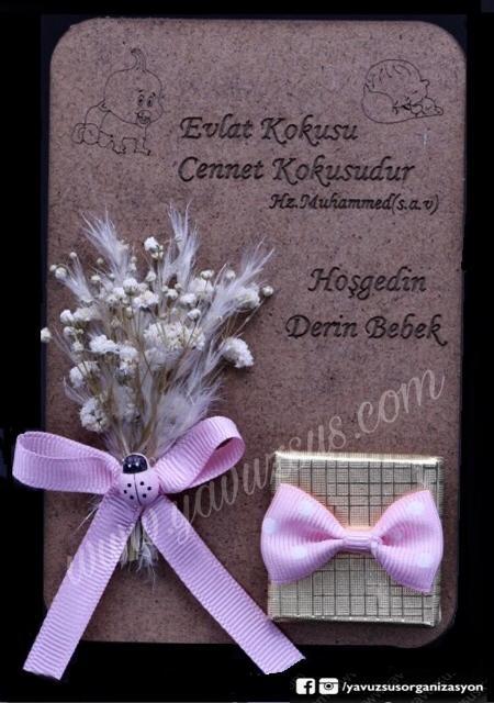 Ahşap üstü çikolatalı Bebek  Şekeri(20 ad)