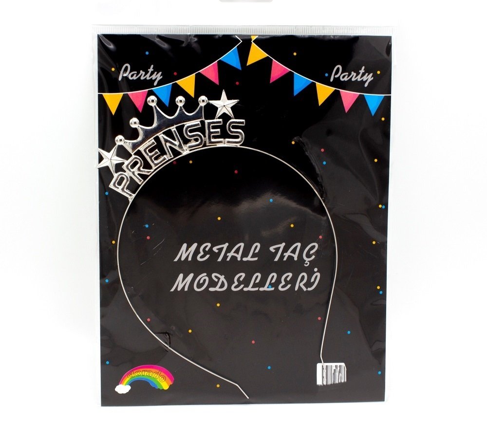 Metal Yıldızlı Prenses TAç