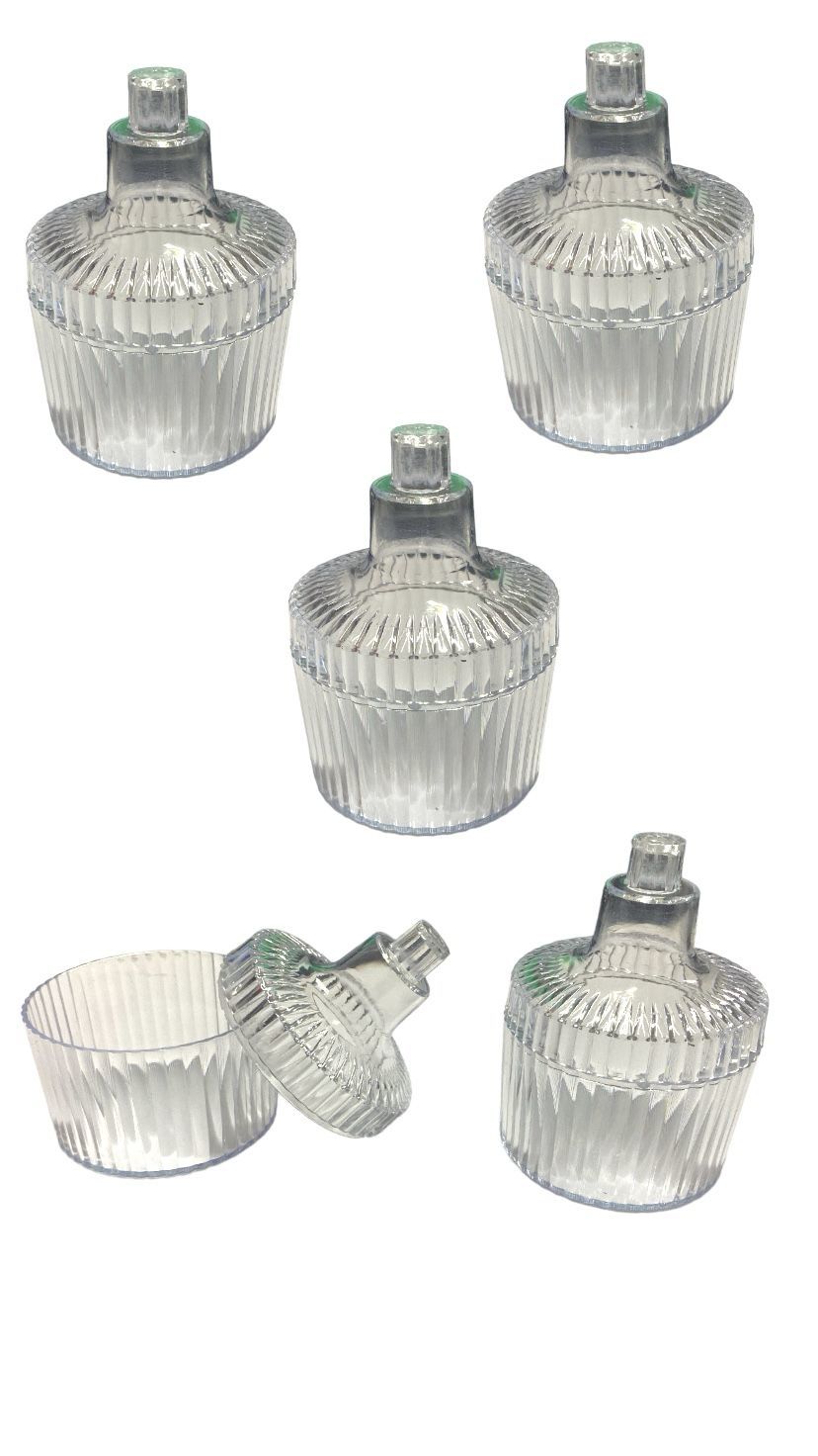 Boş Küçük Boy Pvc Tırtıklı şekerlik Kutu