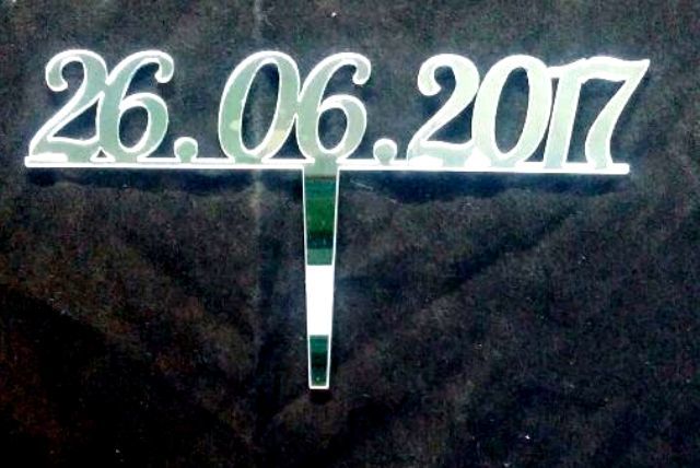 Pleksi tarih pasta üzeri çubuk (9x16,5) ALTIN