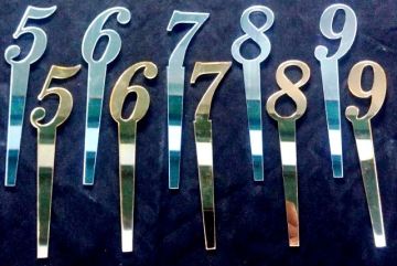 pleksi rakam pasta üzeri çubuk (3,5x14) GUMUS 1