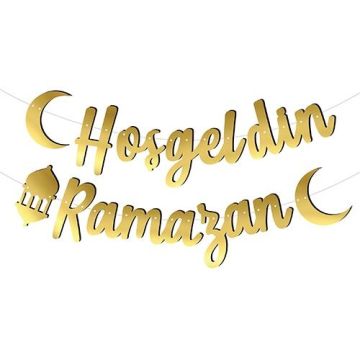Hoşgeldin Ramazan Banner (Flama Ramazan Dekor)