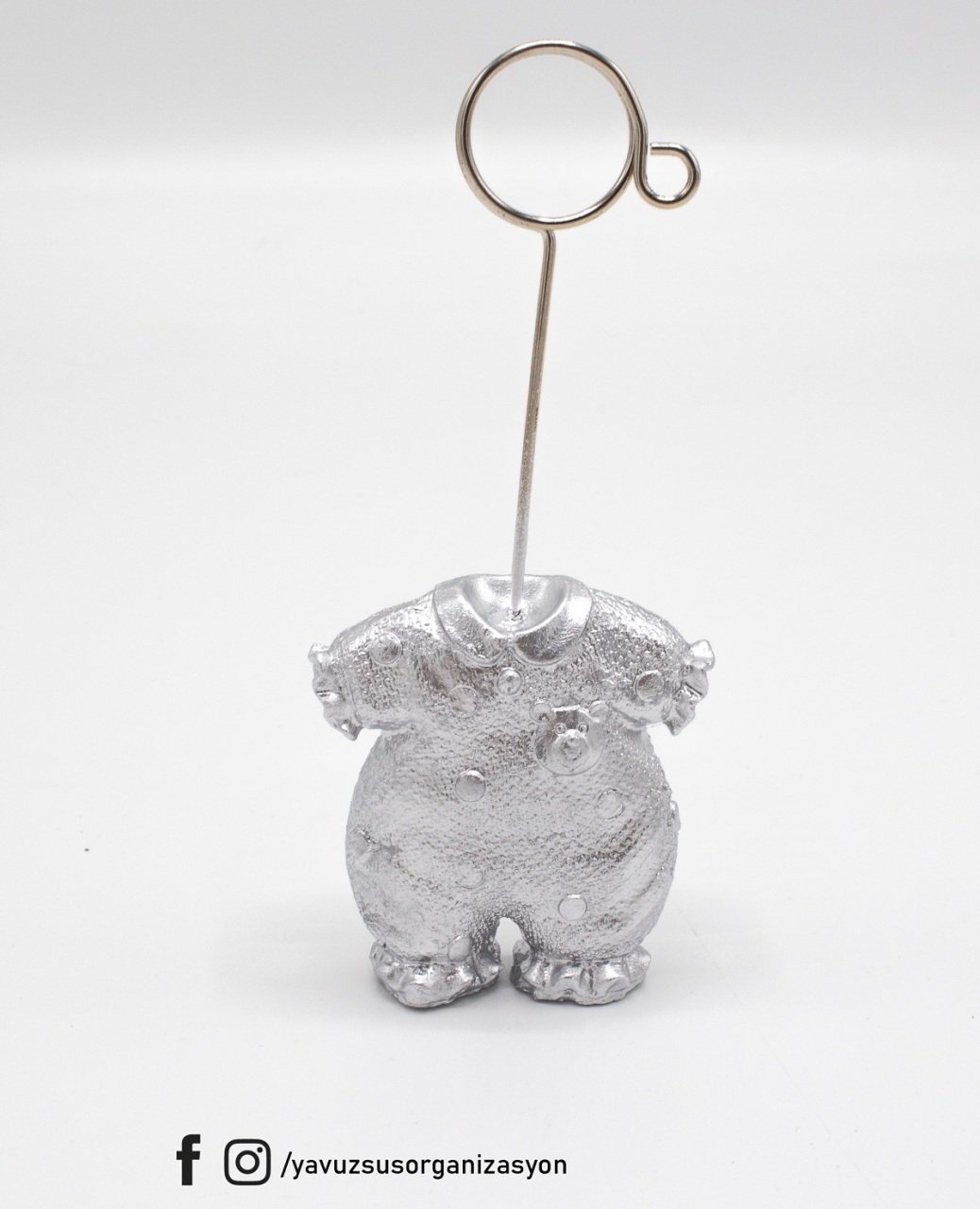 Altın & Gümüş Tutacaklı Tulum Biblo GUMUS