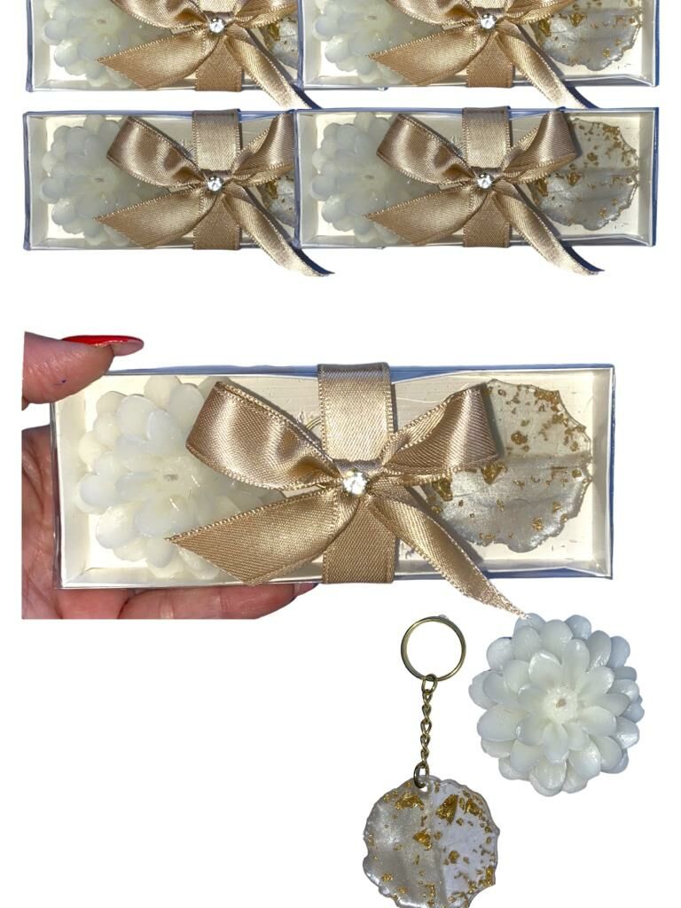 Kutuda Mum&Anahtarlık Hediyelik (20 Adet)