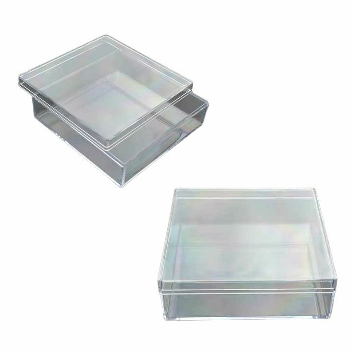 8*8*3 cm Kapaklı Mika Kutu(12 adet)