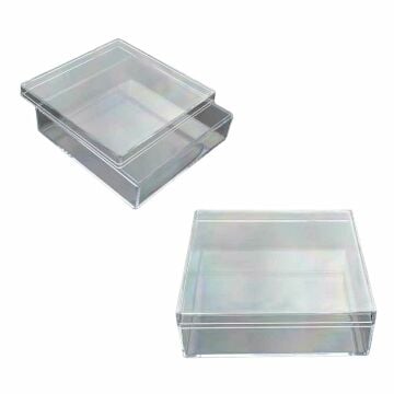 8*8*3 cm Kapaklı Mika Kutu(12 adet)