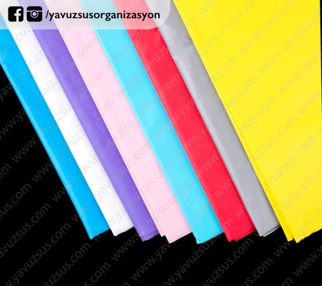 İthal düz masa örtüsü KOYU MAVI