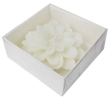 Kutu İçerisinde Nilüfer & Lotus Mum Hediyelik
