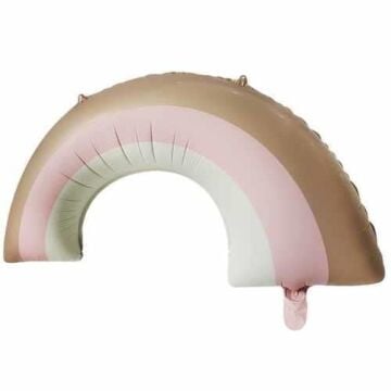 Gökkuşağı şeklinde retro renk FOLYO BALON 51*54.,5cm