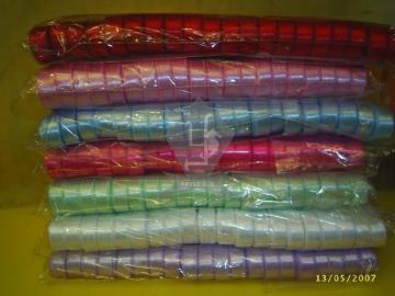1cm 10mt saten kurdele SARI